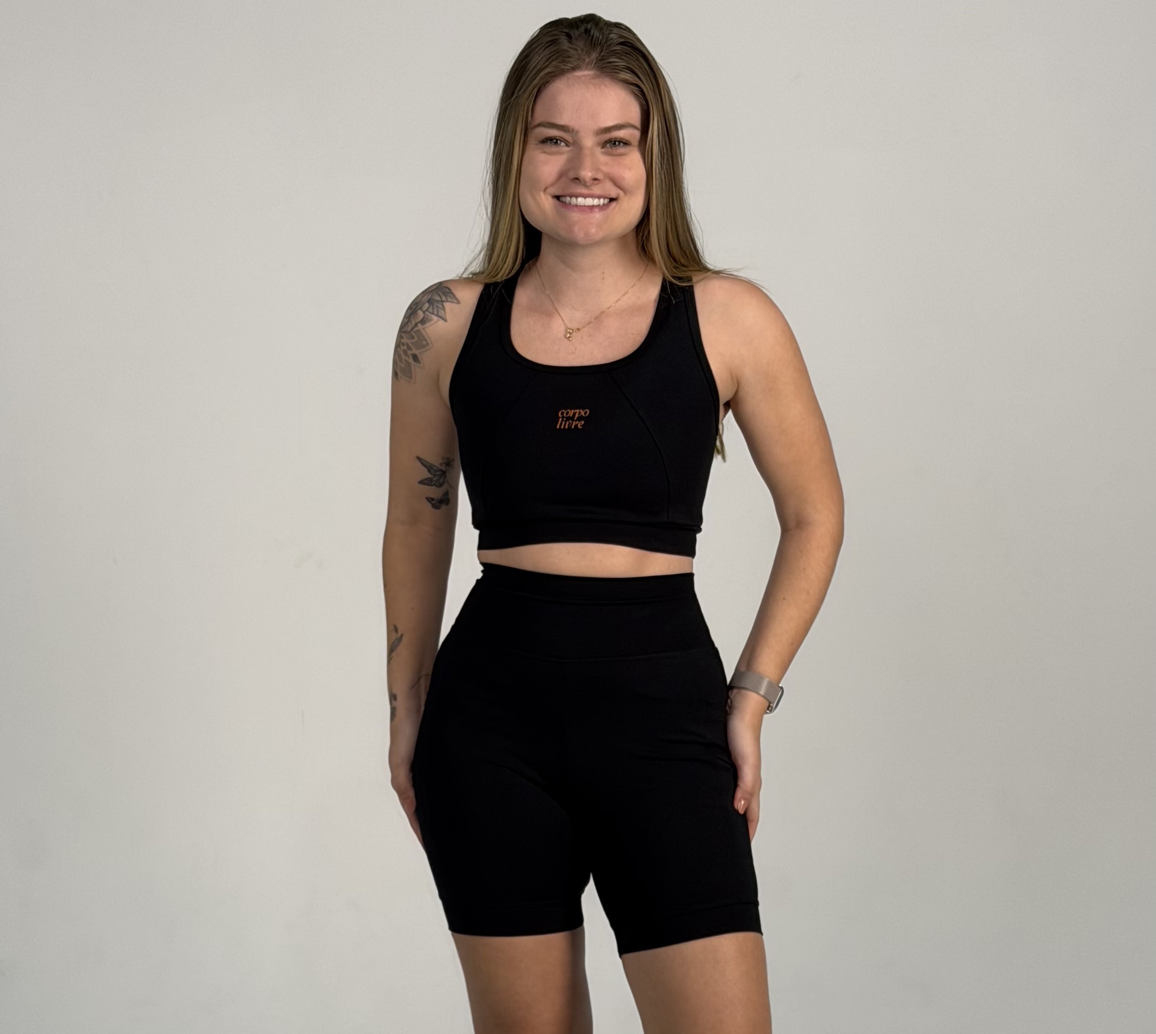 Conjunto Corrida Com Bolsos Preto