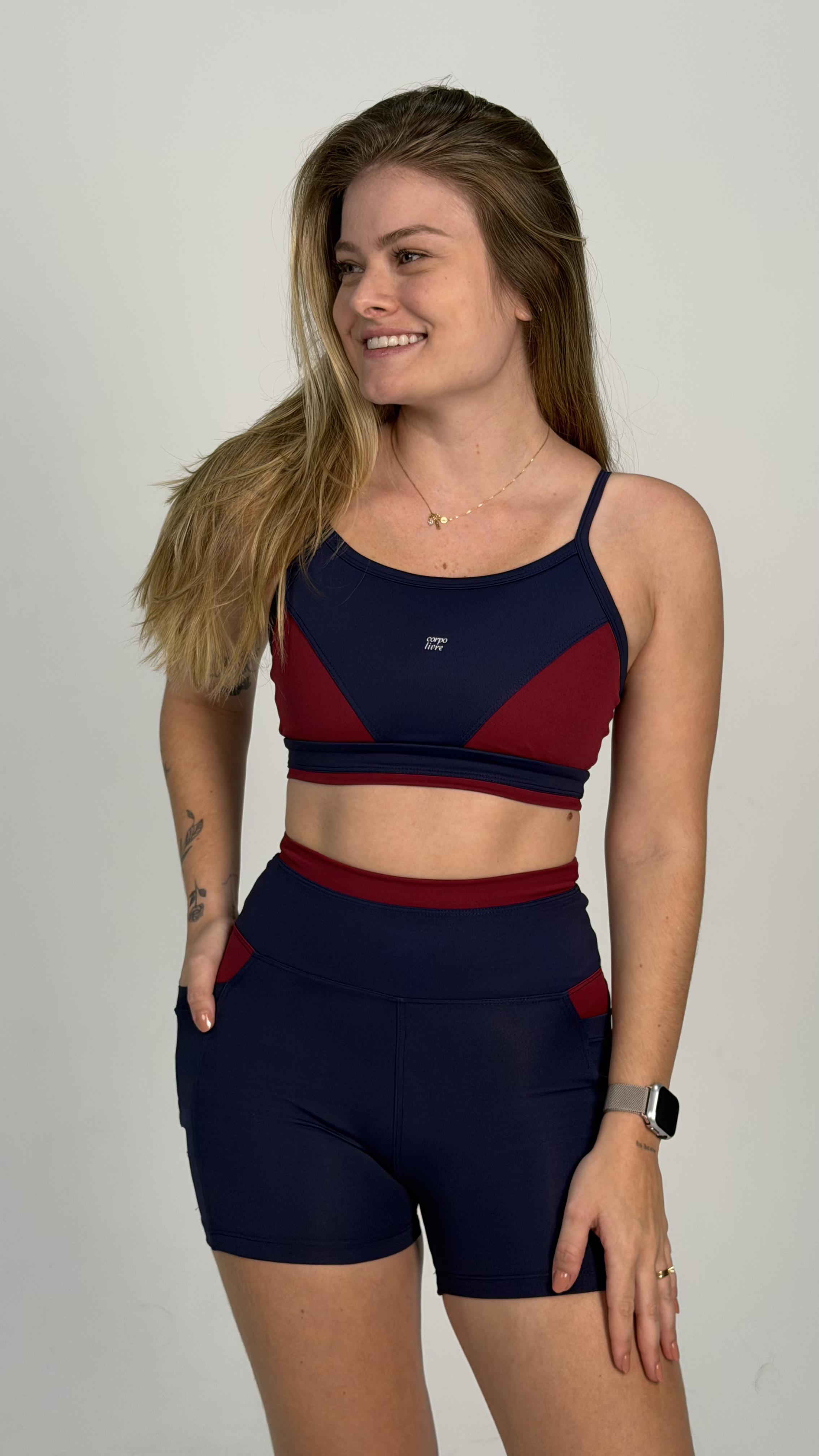 Conjunto Sol Azul Marinho
