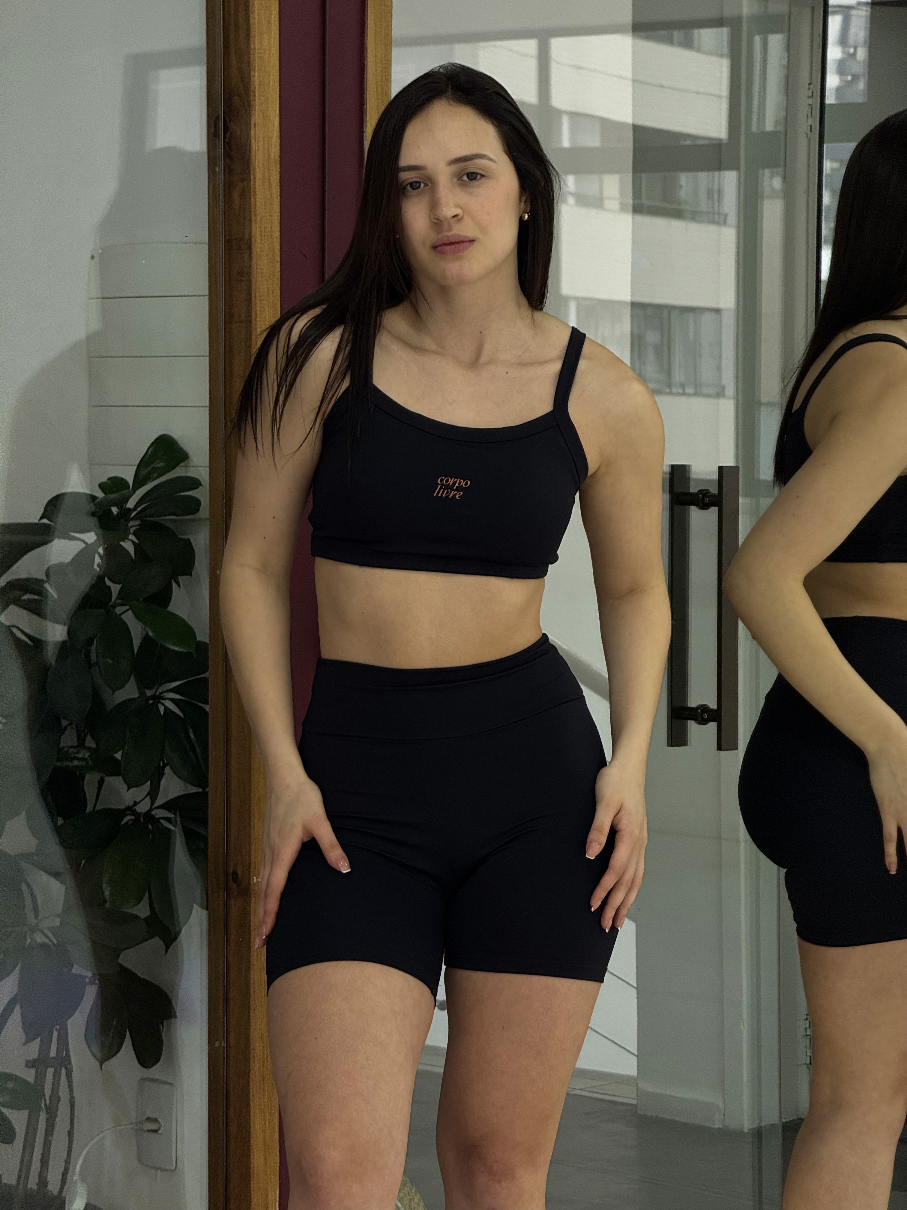 KIT 3 PEÇAS ONE - Top, short e legging