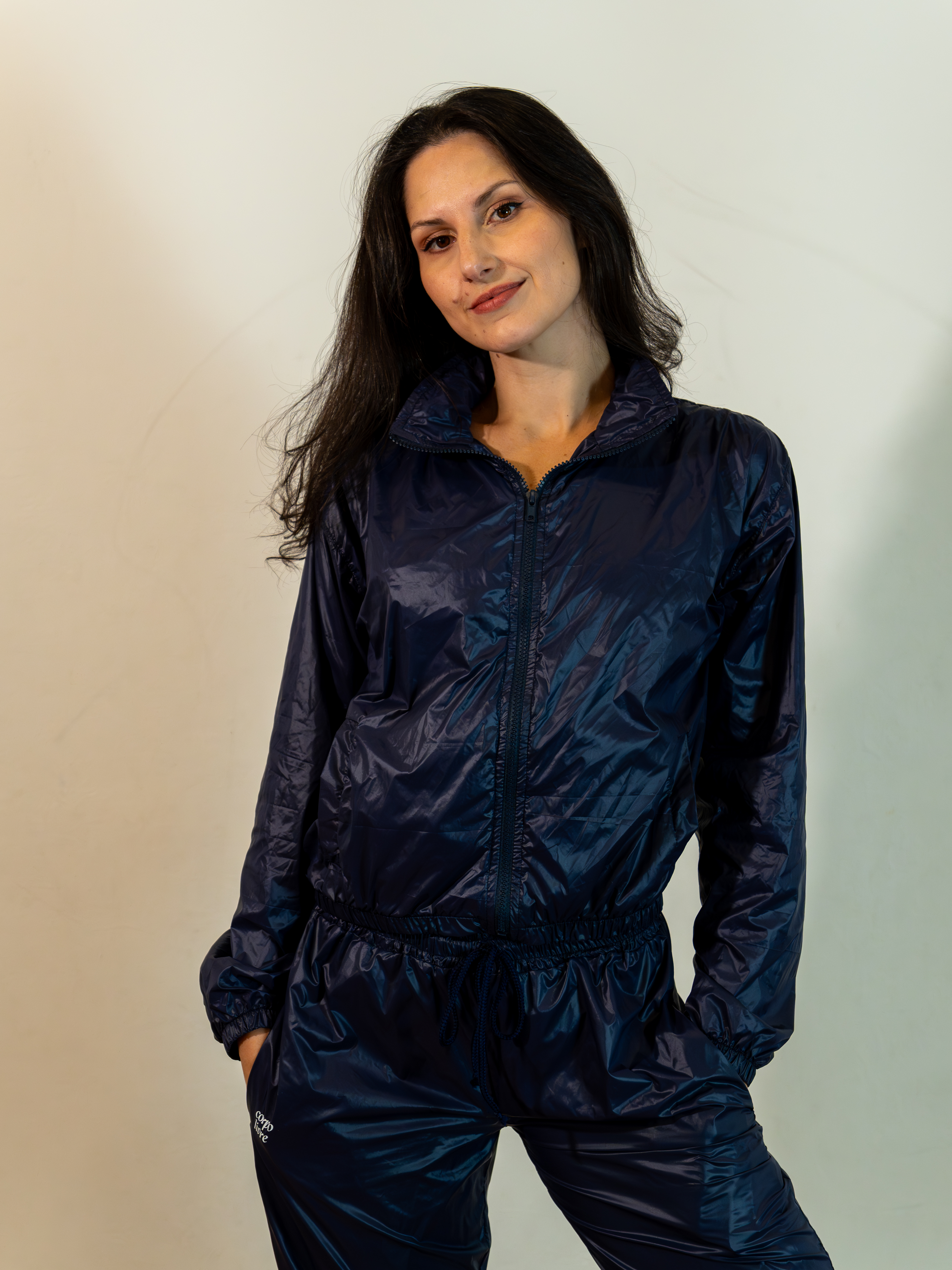 Jaqueta Aquecimento Nuvem Azul