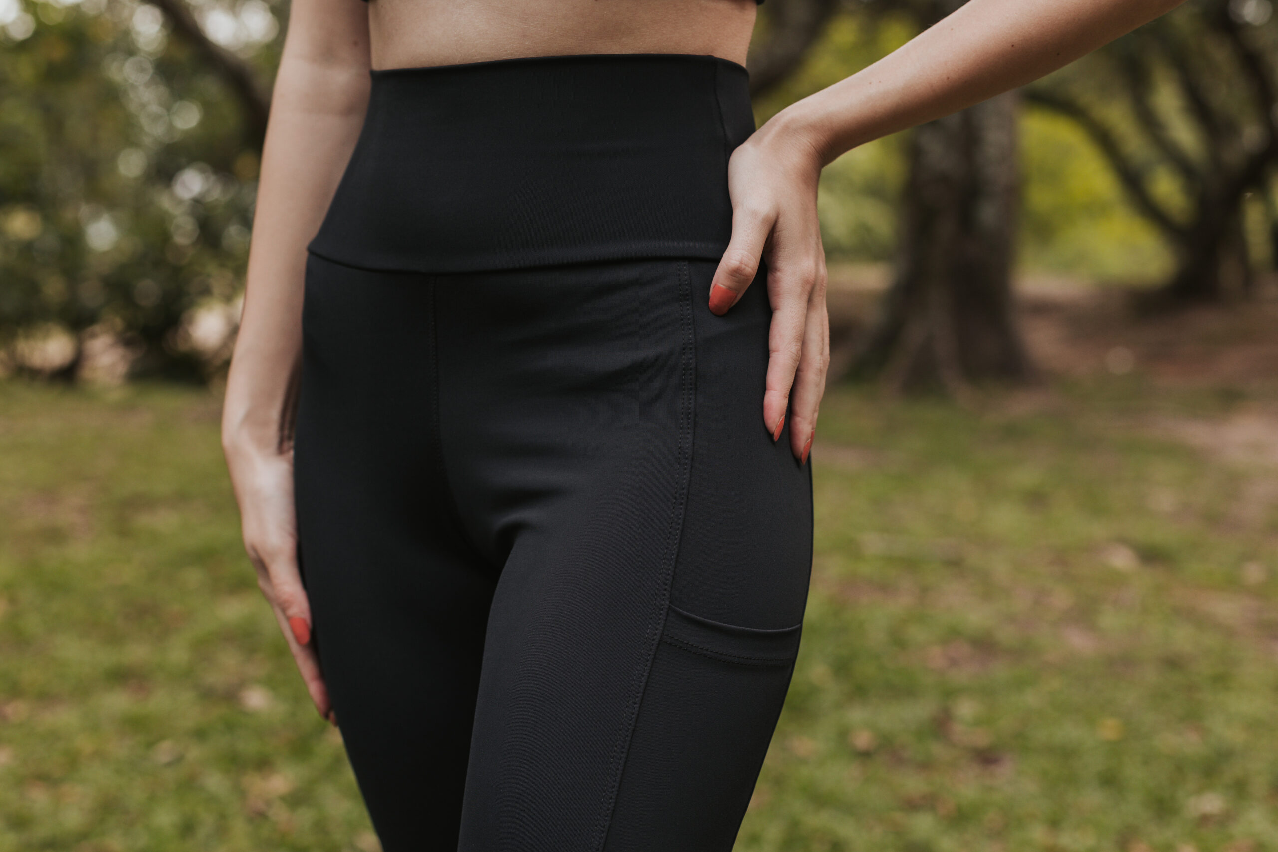 Legging Com Bolso Preto One